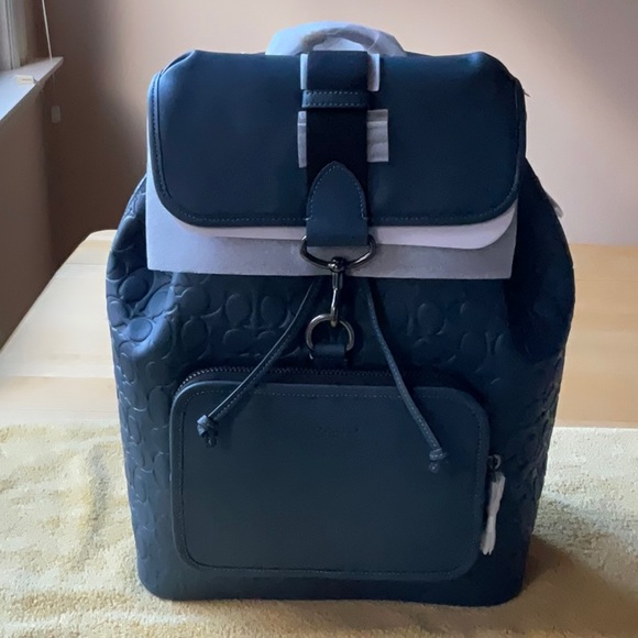 🎒 COACH SULLIVAN BACKPACK IN SIGNATURE LEATHER 🎒 - Picture 11 of 16